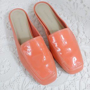 Coral Flat Loafer Slip On Mule
